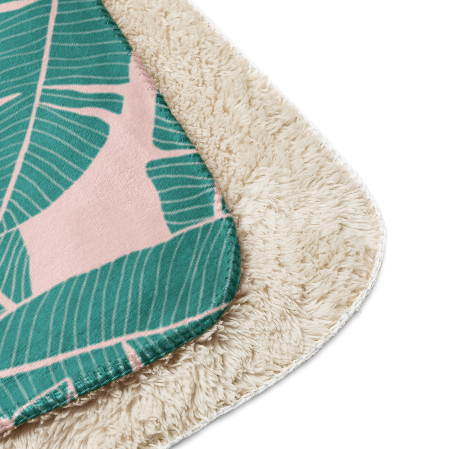 Sherpa-Decke Palm Leaves