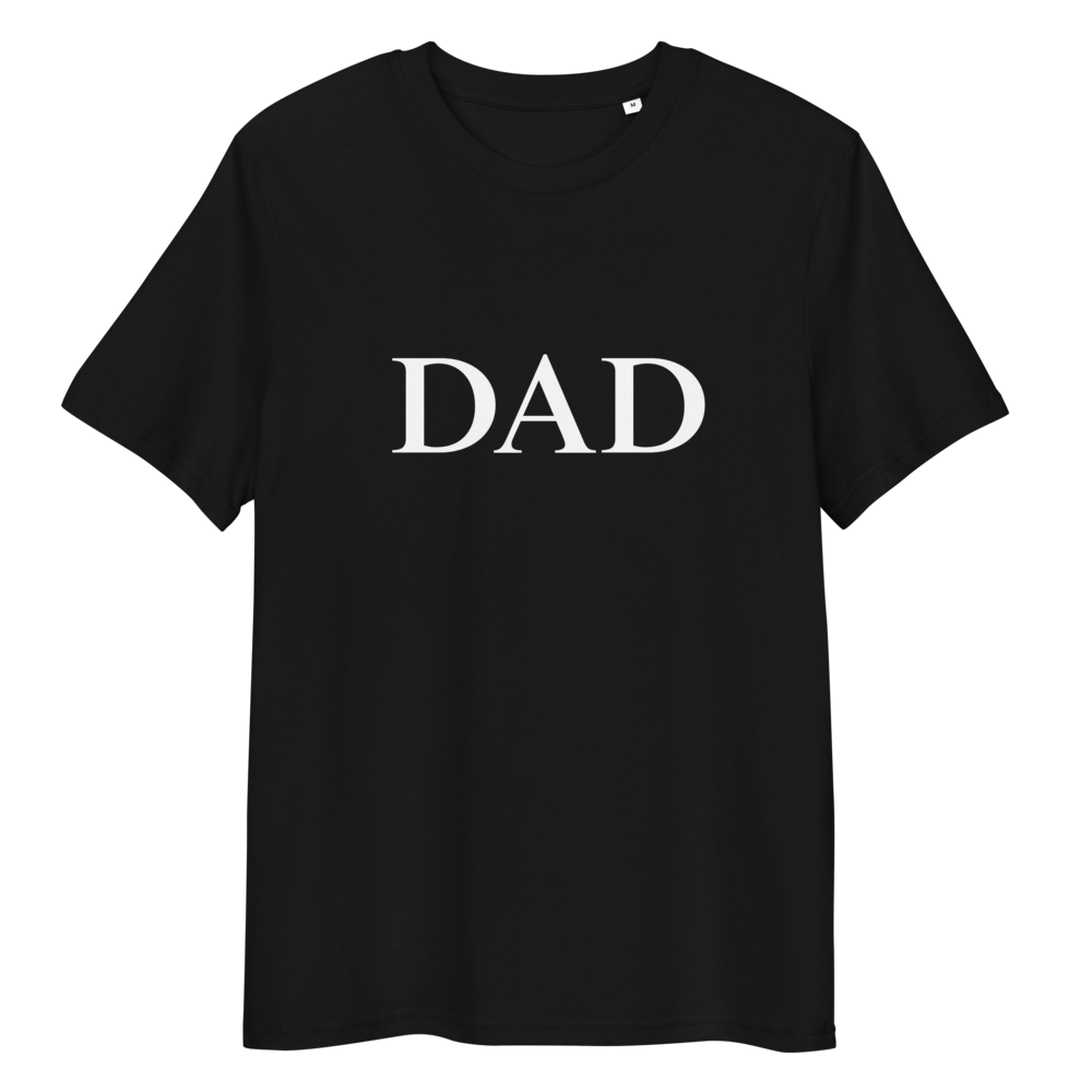 T-Shirt Dad B Namen (personalisierbar) aus Bio-Baumwolle