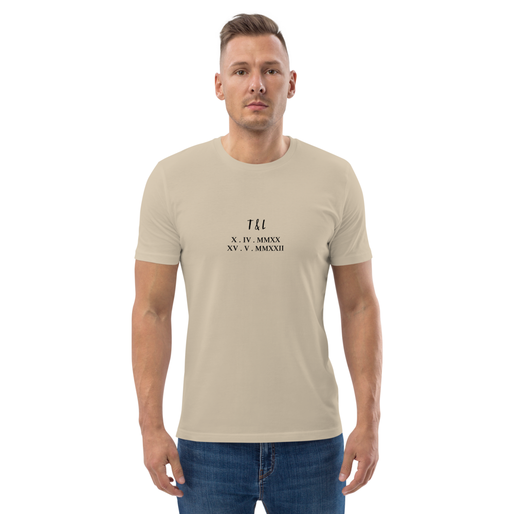 T-Shirt Papa (personalisierbar) aus Bio-Baumwolle
