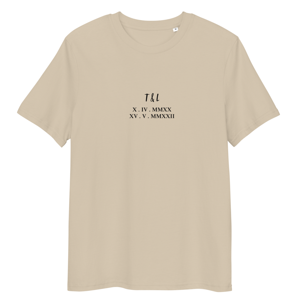 T-Shirt Papa (personalisierbar) aus Bio-Baumwolle