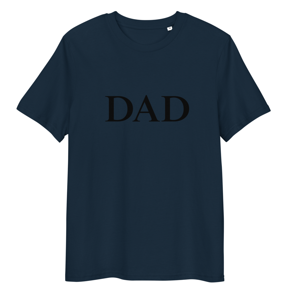T-Shirt Dad B Namen (personalisierbar) aus Bio-Baumwolle