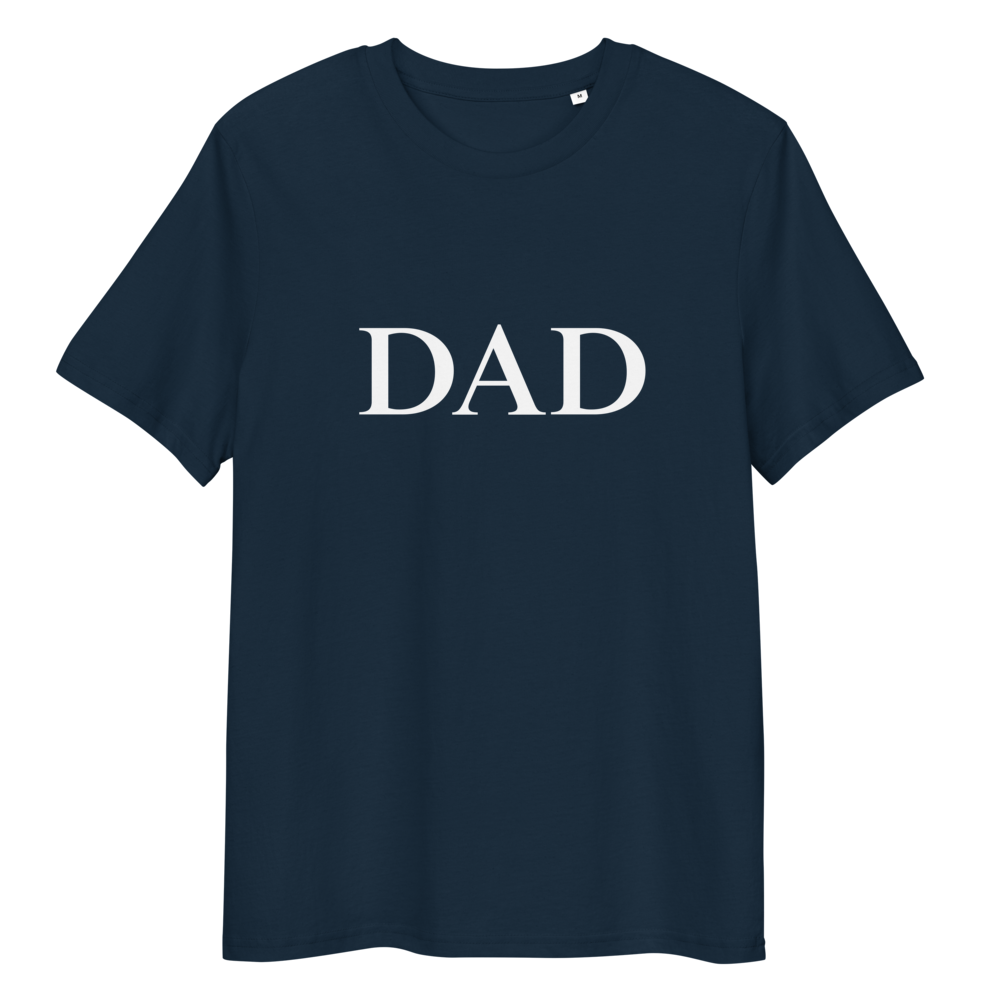 T-Shirt Dad B Namen (personalisierbar) aus Bio-Baumwolle