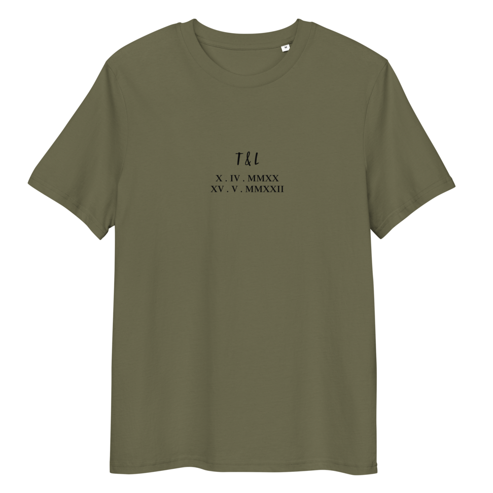 T-Shirt Papa (personalisierbar) aus Bio-Baumwolle