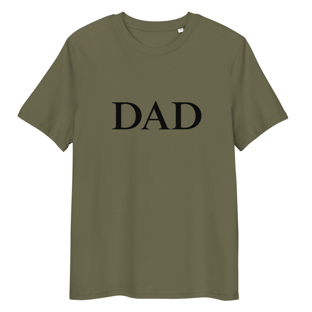 T-Shirt Dad B Namen (personalisierbar) aus Bio-Baumwolle
