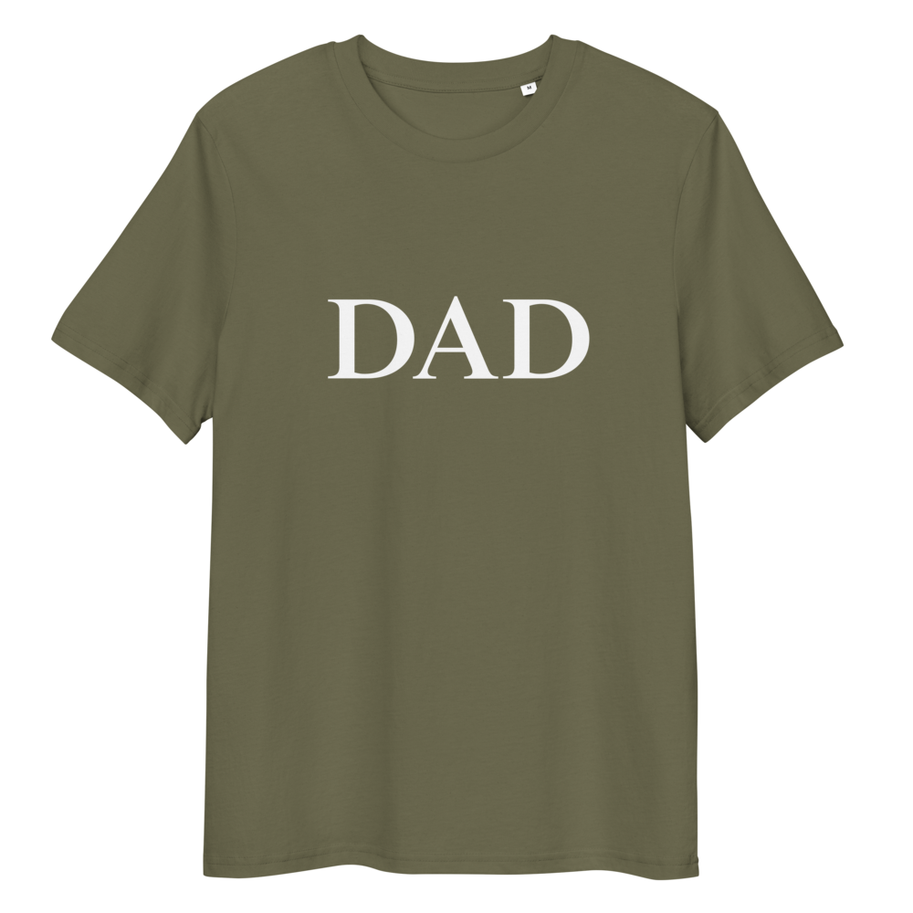 T-Shirt Dad B Namen (personalisierbar) aus Bio-Baumwolle