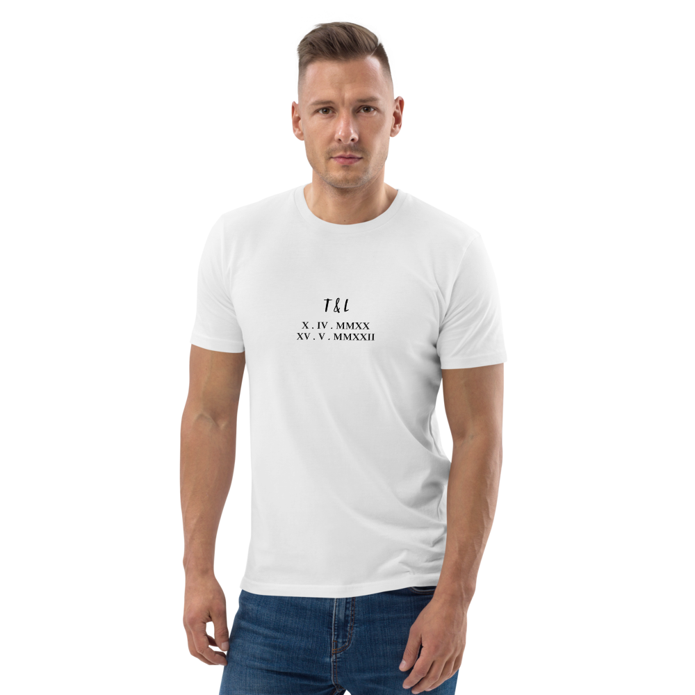 T-Shirt Papa (personalisierbar) aus Bio-Baumwolle