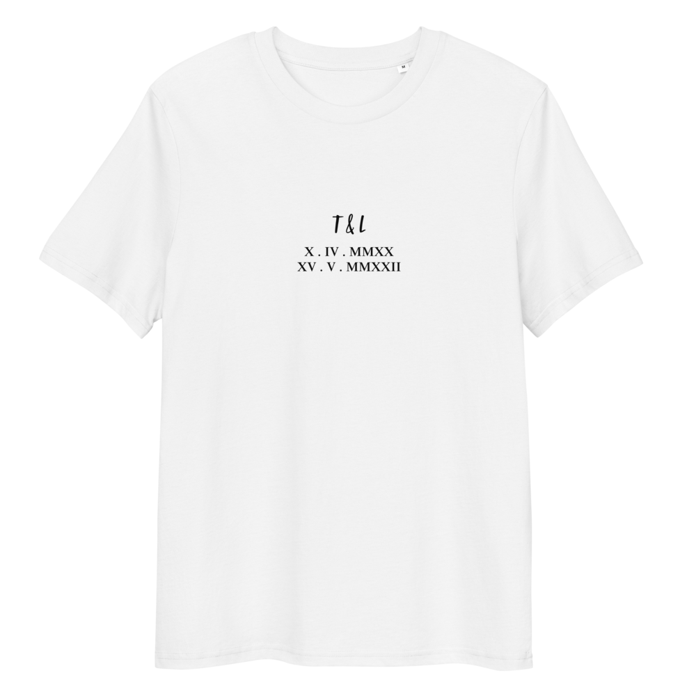 T-Shirt Papa (personalisierbar) aus Bio-Baumwolle