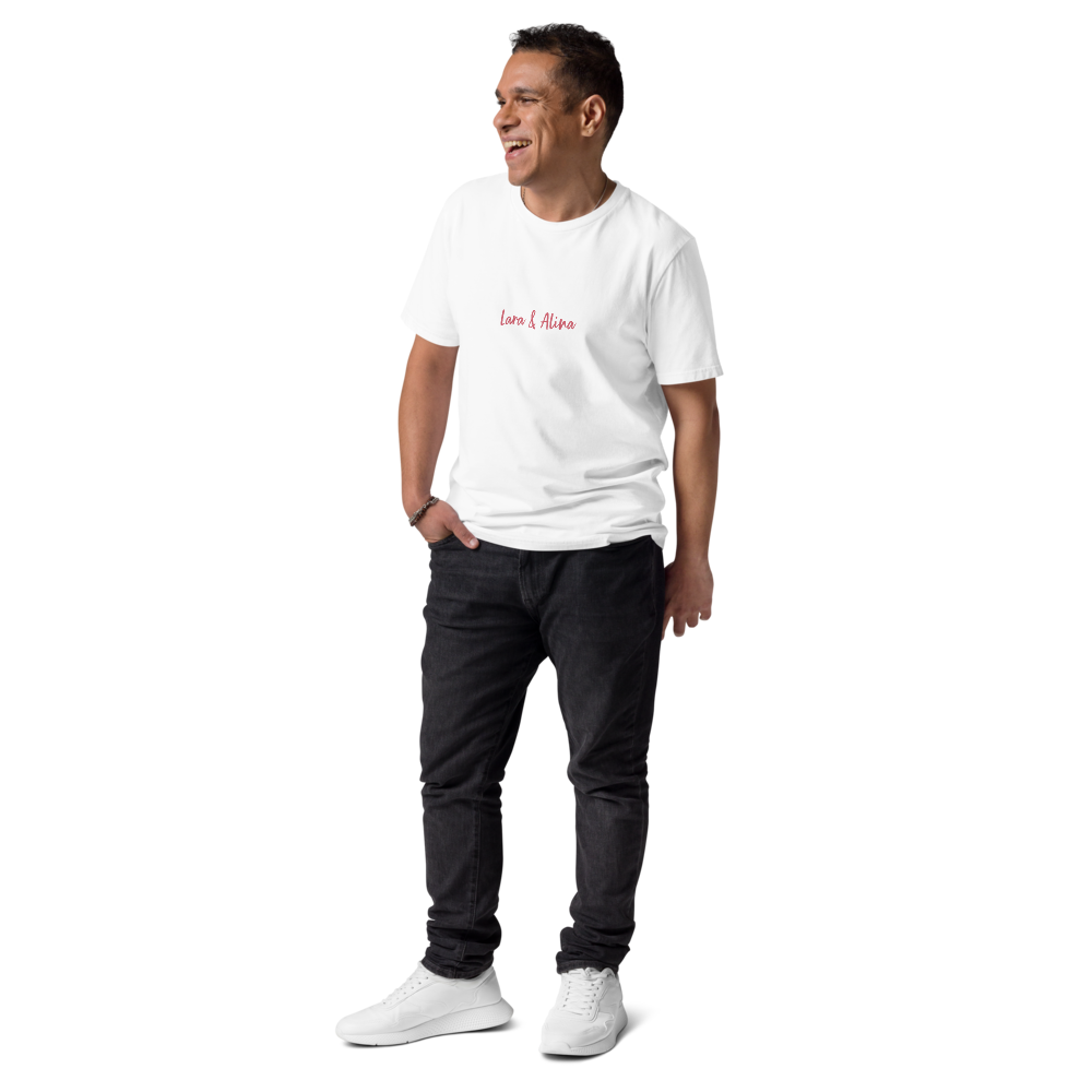 T-Shirt Dad B Namen (personalisierbar) aus Bio-Baumwolle