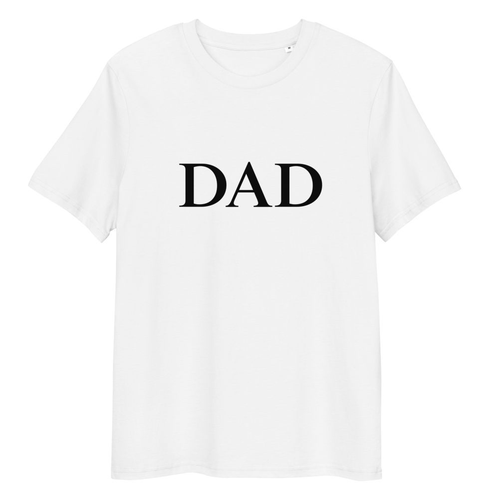 T-Shirt Dad B Namen (personalisierbar) aus Bio-Baumwolle